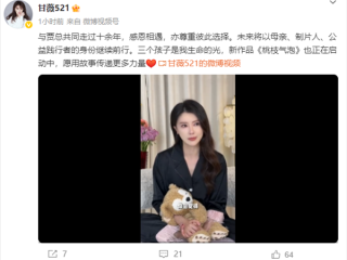 甘薇回应与贾跃亭离婚：否认拿40亿 分开因丧偶式婚姻!