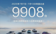 鸿蒙智行8连冠：7.7-7.13卖出9908台 蝉联新势力品牌周销第一！