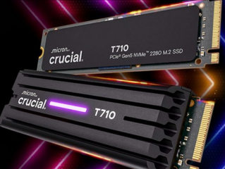 英睿达宣布PCIe 5.0 SSD T710：读取高达14.9GB/s 其他弱点!